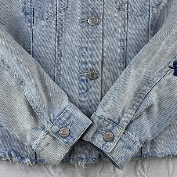 Old Navy Embroidered Denim Jacket – XS - Picture 11 of 13